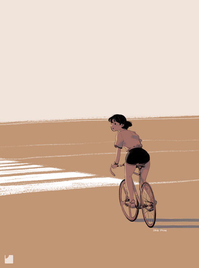 whitebogy's tweet image. 추석 끝 서울 복귀중!
예전 낙서 자전거 단발