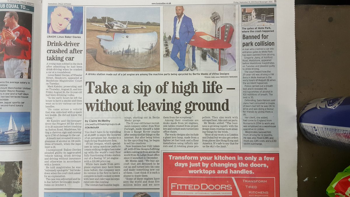 MyDvineUK's tweet photo. Dvine in the papers!!!
#LimitedEdition #customfurniture #upcycled https://t.co/yoP2oRvDQ4