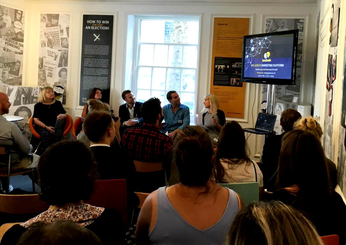 Buzzoole's tweet photo. Great way to end this week by discussing on an #InfluencerMarketing panel by @PRCA_UK #gobuzzoole https://t.co/LjuSpDp2l3
