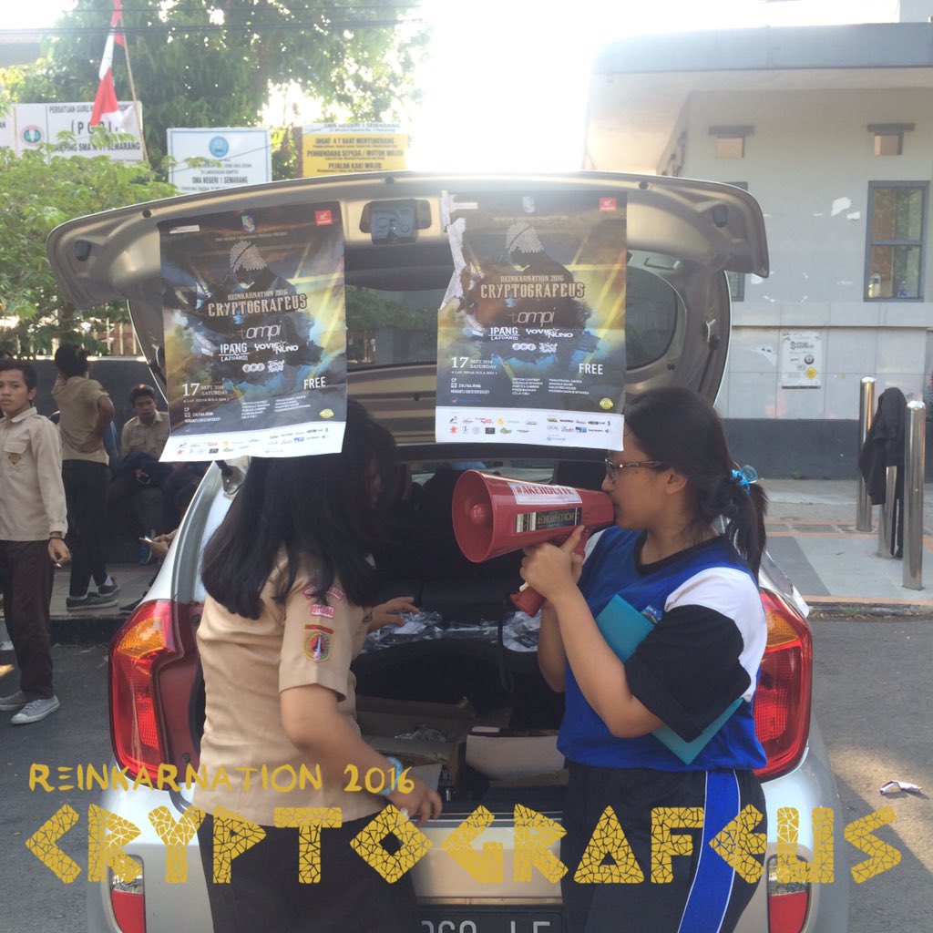 LAST CHANCE!
MERCHANDISE
- DEPAN SMANSA
- TEMBALANG (Dekat GSG)
1 pack sticker dpt 1 tiket Reinkarnation