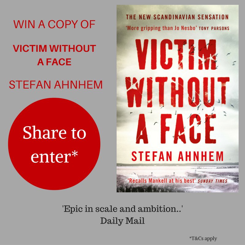 HoZ_Books's tweet photo. Only 6 hours left to enter our competition for a chance to win a copy of #VWAF by @StefanAhnhem - RT and like now! https://t.co/e6kbrNQZsm