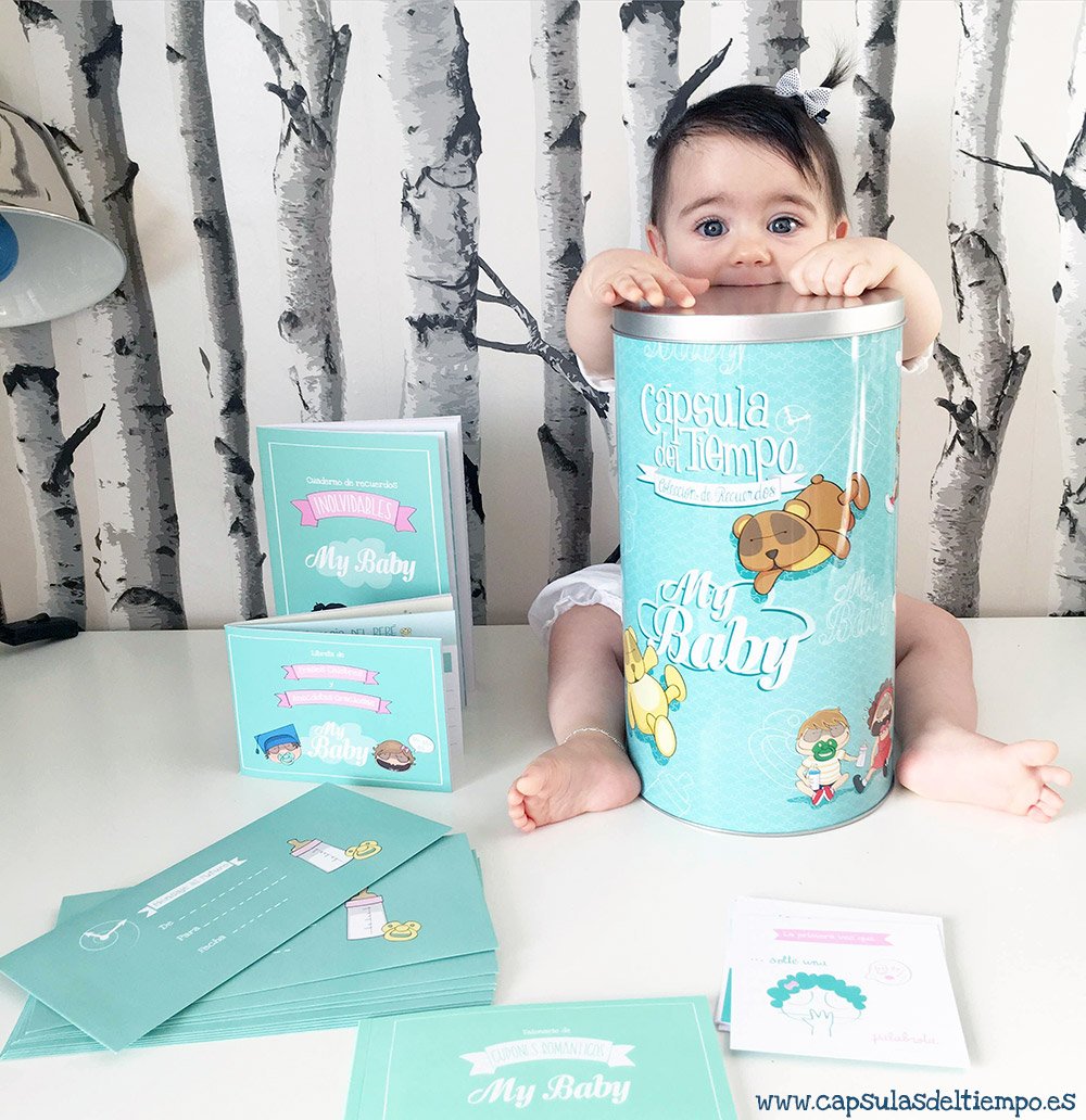 capsulastiempo's tweet photo. #CapsulaMyBaby | MiniCé es un dulcecito! Cumple 1 añito y nos mete a todos en el bote ¡o en su Cápsula! #regalobebes https://t.co/yH86C5aAgb