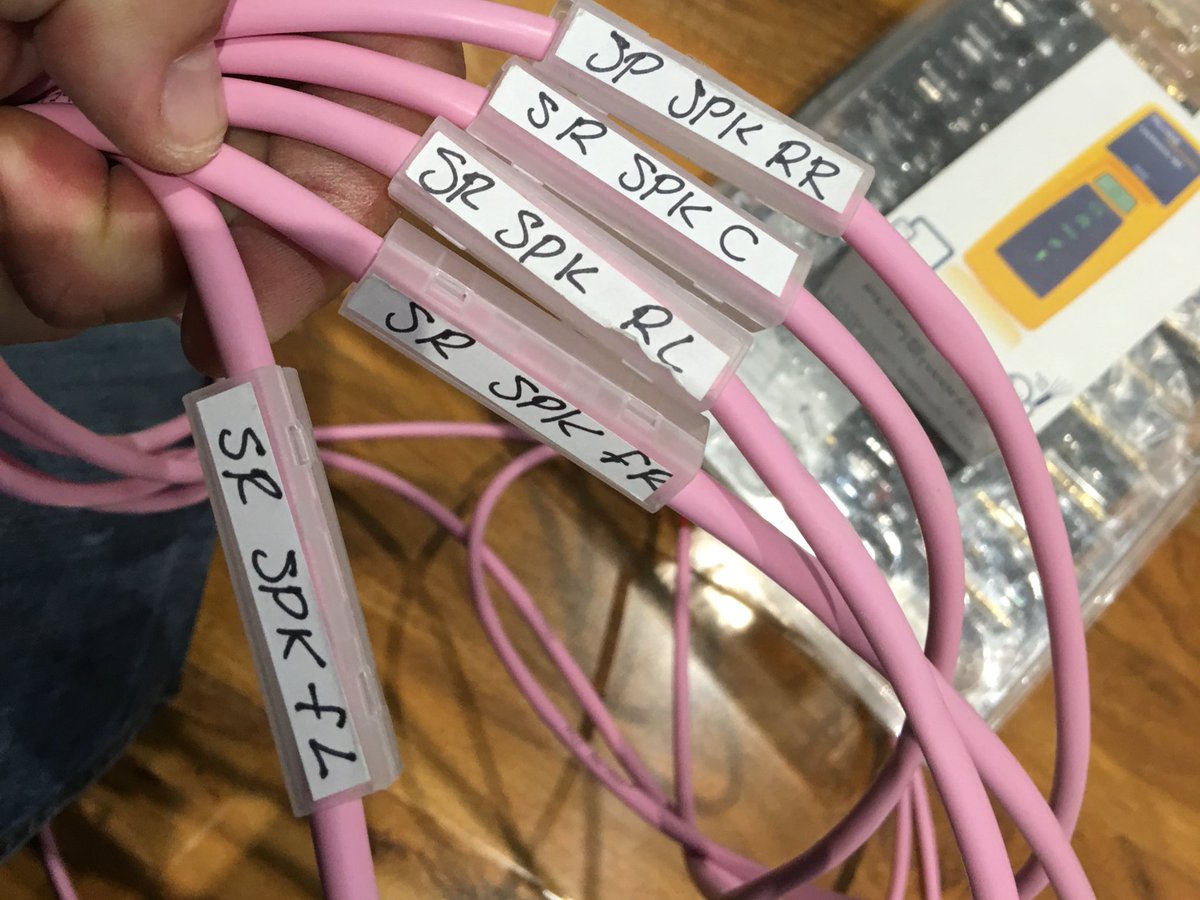 CinemaDesigners's tweet photo. Just found these cable labels from @cablelabelco on site. I'll be using these on our jobs in the future #liveinstall https://t.co/xg9qgKoYHc