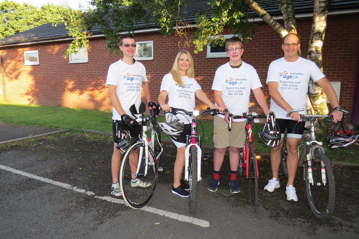 AUKLAdvisor's tweet photo. There is still time to sponsor our Cycle Challenge on Sunday for @AgeUKLancashire Text ETOS75 £5 to 70070. https://t.co/dEIjDYHxx6