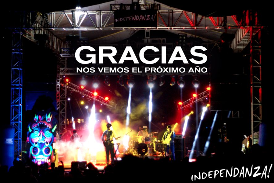 Una noche increíble.

#Independanza