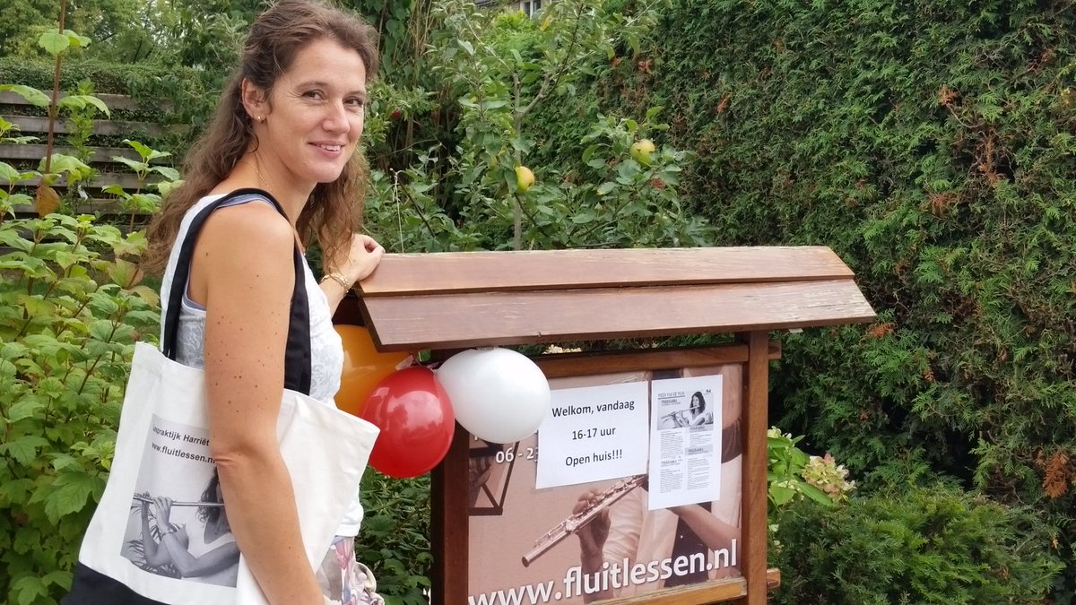 Fluitlessen's tweet image. Open huis vandaag 16 september 16.00-17.00 uur. Welkom!