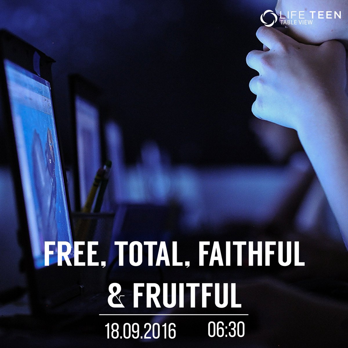 LifeTeenTV's tweet photo. A Sunday Life Night not to be missed. Hope to see you there. Free, Total, Faithful &amp; Fruitful Part 2 #catholic https://t.co/TkYlnLy6Uz
