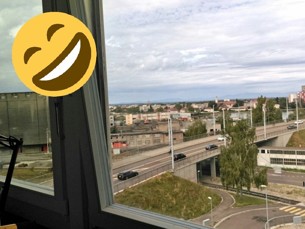 outsides views am hackathon, rheinhafen #lunchbreak #industrieromantik #balhack16