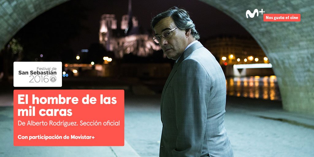 MovistarCine's tweet photo. #ElHombreDeLasMilCaras se presenta mañana en #64SSIFF y hoy Francisco Paesa es portada en @VanityFairSpain https://t.co/ZjMFLKh2tq
