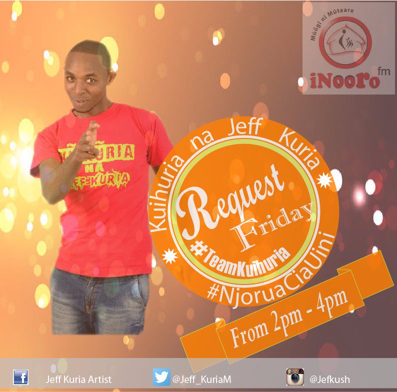 Kuihuria!Kuihuria!Kuihuria!Kuihuria!Kuihuria...#TeamKuihuria with <a href="/inooroke/">InooroKe</a> 
Friday Edition...Listen from 1400 hrs.