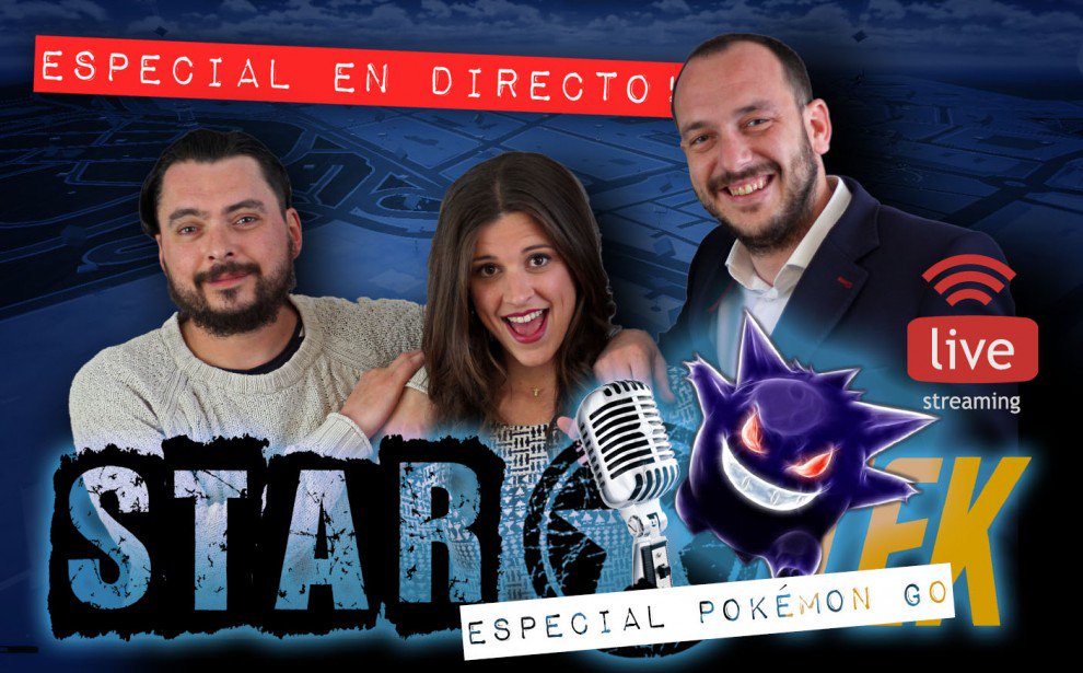 GlobbTV's tweet photo. ¡Notición! El 22 de sept. nuevo capítulo de #StarTek sobre #PokemonGo en riguroso directo!  https://t.co/qKb2KCgYDv https://t.co/tmVQK7kTI7