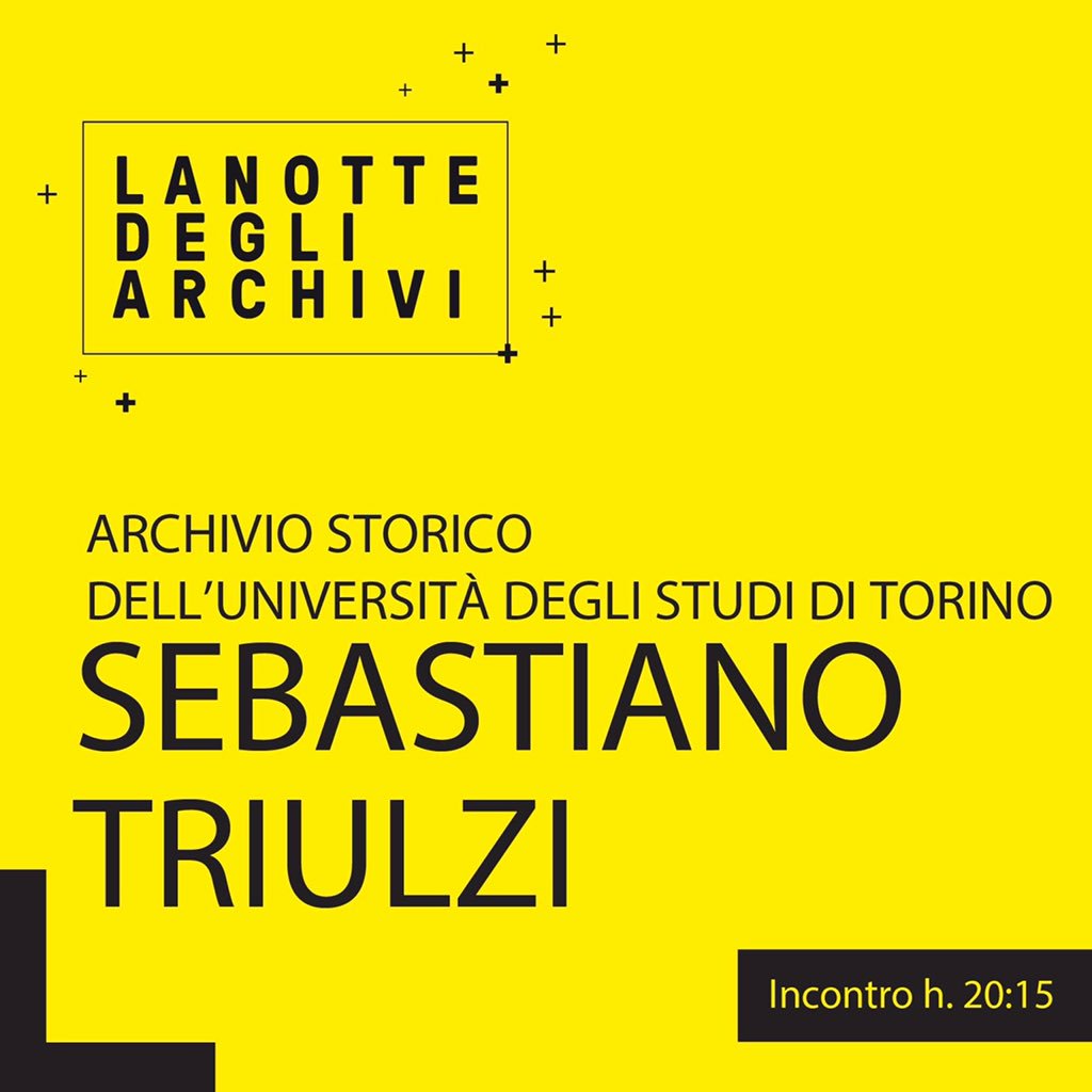 Archivissima's tweet photo. @triulziseb stasera ci racconterà l'archivio storico dell' @unito #lanottedegliarchivi #torino https://t.co/qNKoBjs5fj