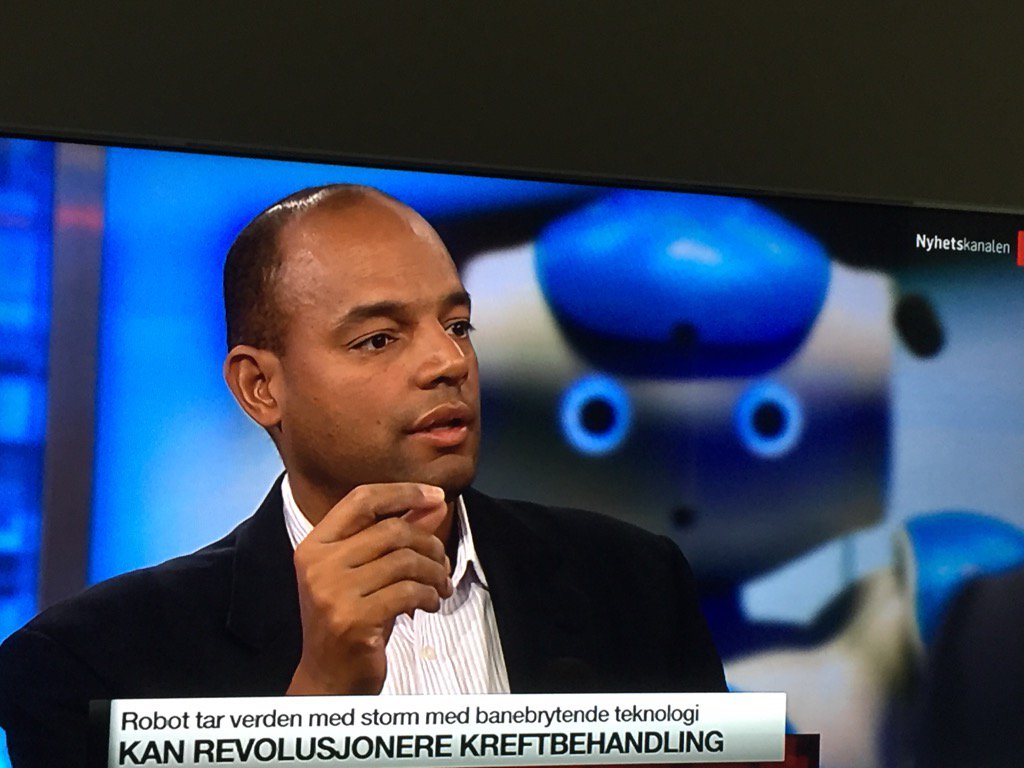 cawess's tweet photo. @ThomasAnglero på #tv2nyhetene om #Watson #curecanser #stoltibmer https://t.co/jWOcDShPdn