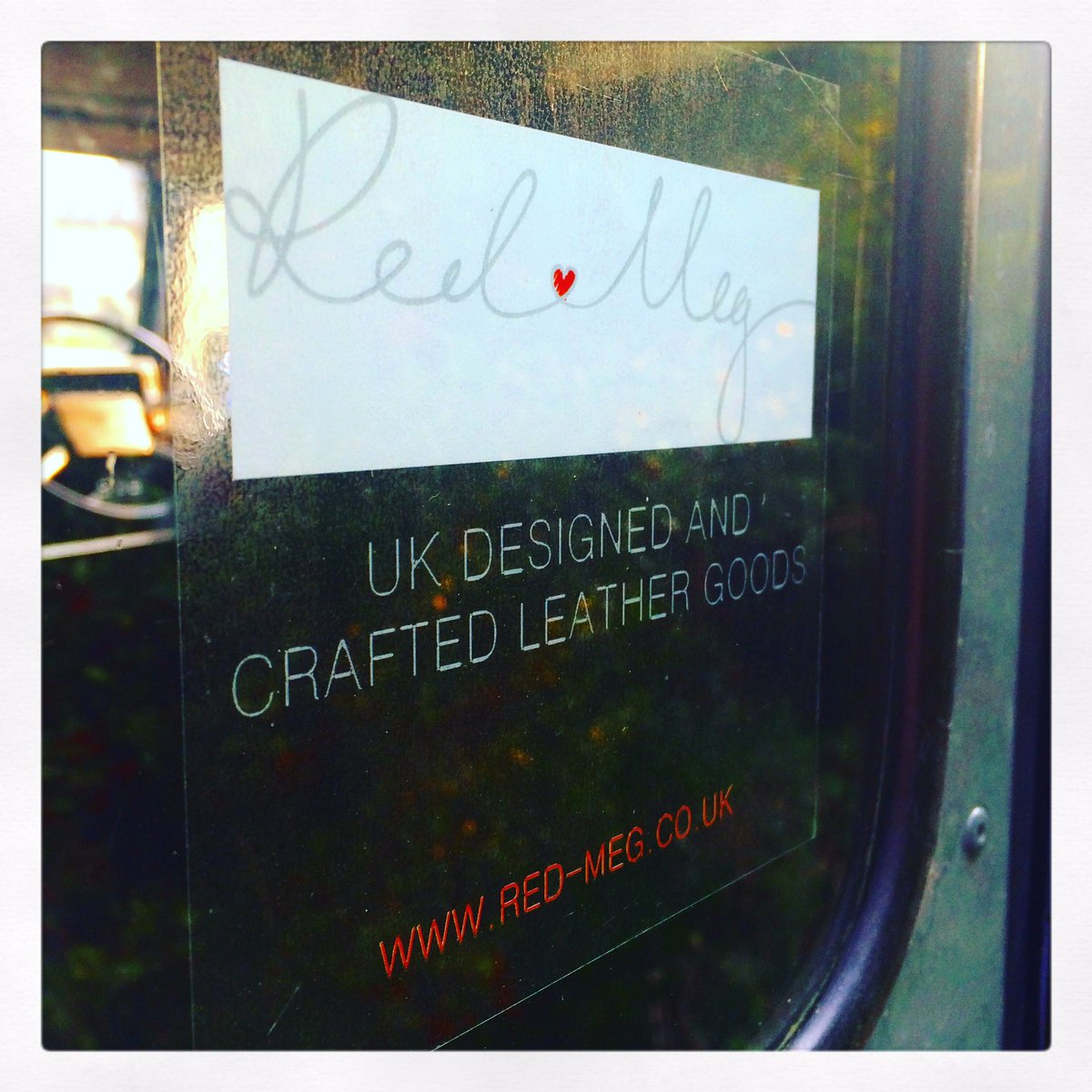 RedMegUK's tweet photo. #LANDY ... Spot our new window decal on Dandy the Landy in and around the #Cotswolds #RedMegLandy https://t.co/vO15go3eU5