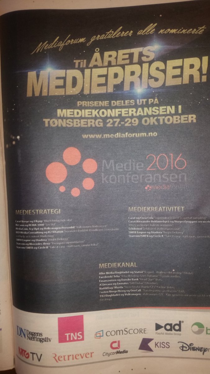 uleselig's tweet photo. Men hva kandidatene til årets mediepriser er nominert for er helt #uleselig i papiravisen  @DN_no @mediekonferanse https://t.co/vQIo0cHwnE