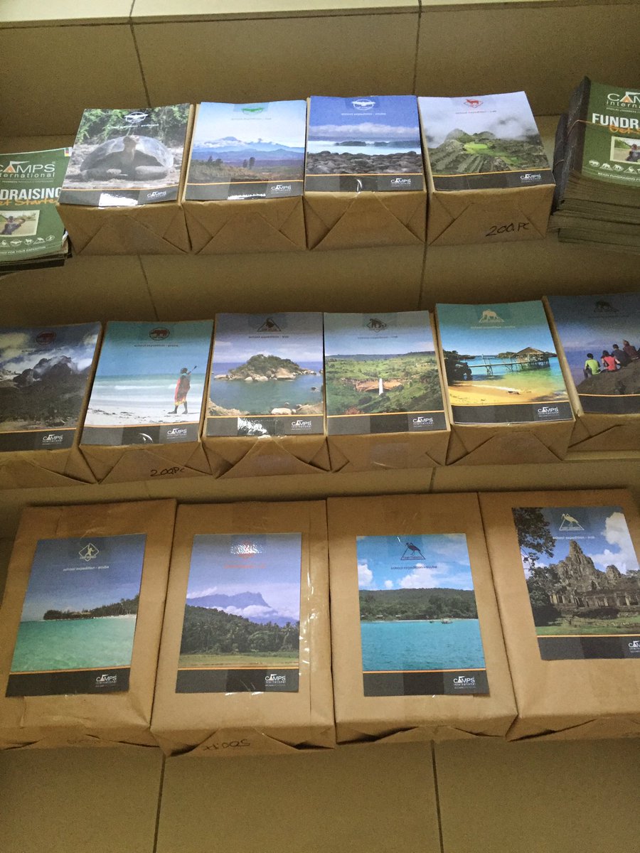 CampsAsia's tweet photo. The amazing array of marketing material for @CampsInt that I have to somehow squeeze into my suitcase https://t.co/05FxJUdaA6