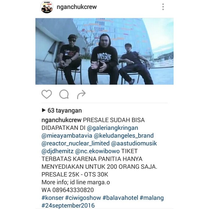 Presel sudah ready..ayok mari kita berbagi..#ciwigoshow