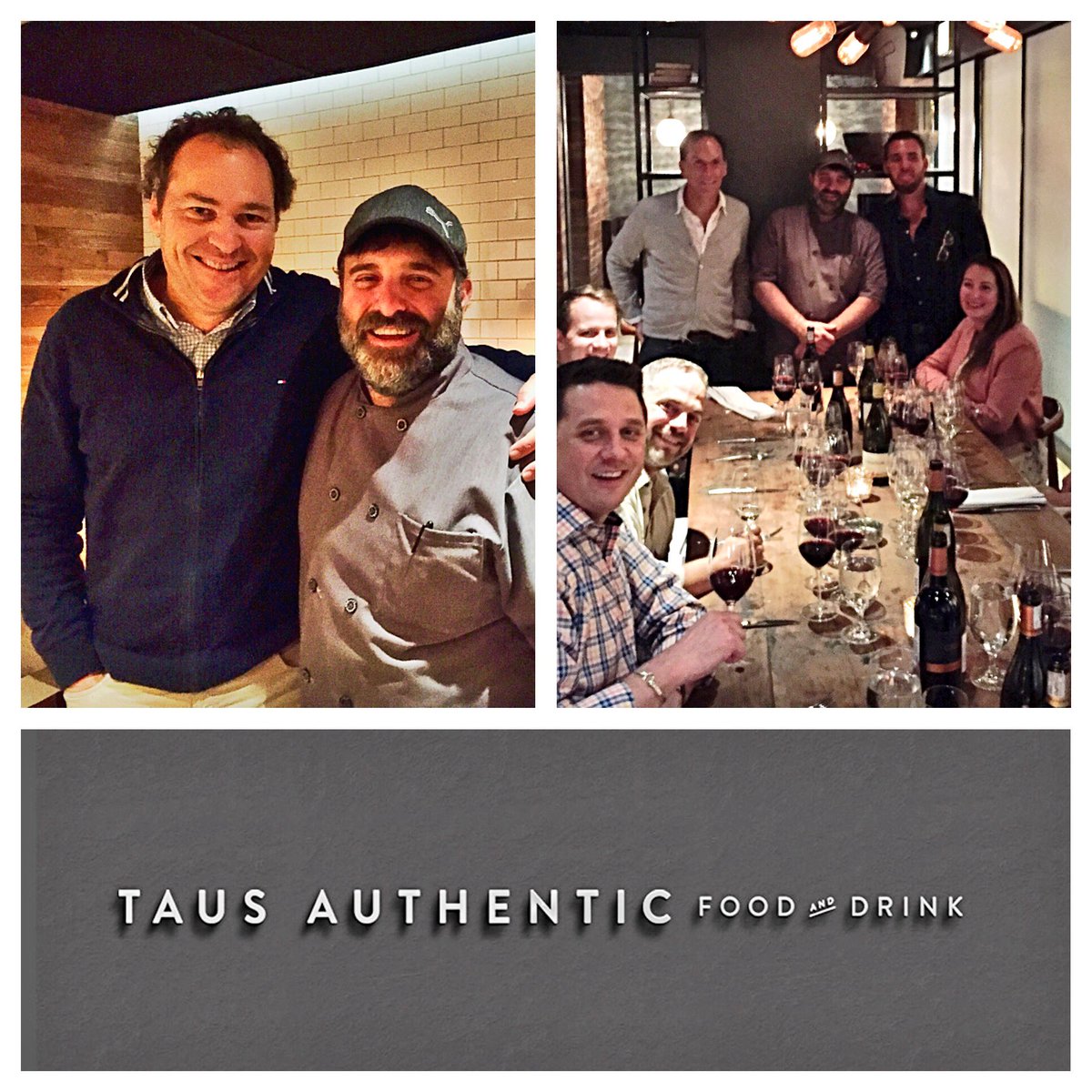 <a href="/creationwines/">Carolyn Martin</a>, great guests and <a href="/tausauthentic/">Taus Authentic</a> - that's a party! Thx for welcoming JC to the city <a href="/Michael_Taus/">Michael Taus</a>!