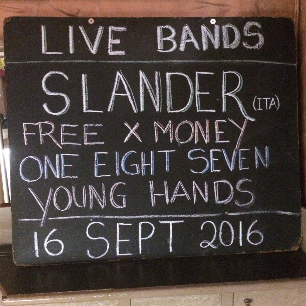 devilspeakband's tweet photo. Fri 16 Sep @clubmedcpt
9pm, R50
#YoungHands
@187MCPX
#FREExMONEY #Gauteng
@slanderhc #Italy
#Punk #Hardcore
@CPTgigs https://t.co/6wqpBdUhCa