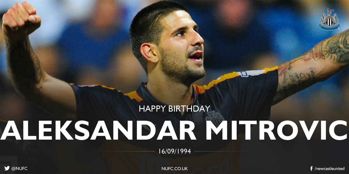 NUFC's tweet photo. Happy 22nd birthday, Mitro! 🎉🎉🎉 #NUFC https://t.co/igpFDlXCXo