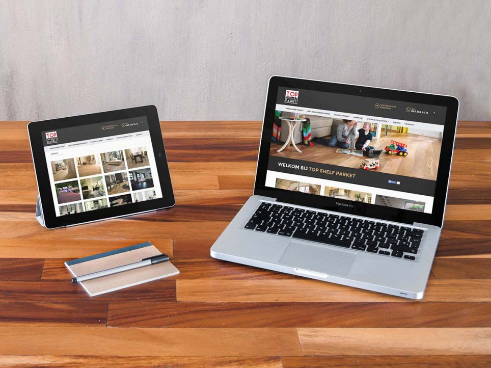 #Responsive #Gebruiksvriendelijk Bekijk hier de nieuwe website voor <a href="/TopShelfParket/">Top Shelf Parket</a> door Kiwi Webgroep!