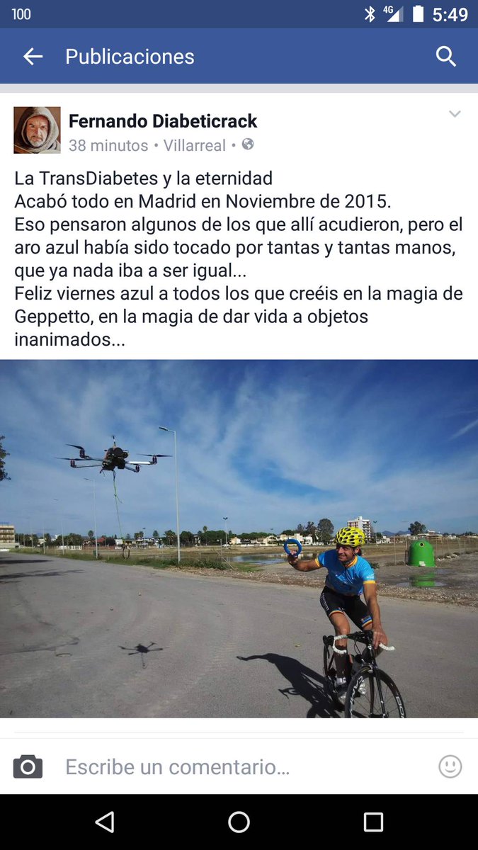 fsg_monje's tweet photo. #felizviernesazul con #diabetESP #inbolovidasaludale #diabetes #transdiabetes https://t.co/ze7maEOlOH