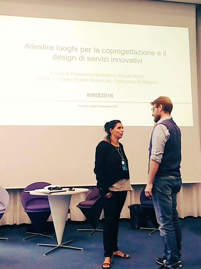 Tourett's tweet photo. Quasi al via la sessione su coprogettazione di servizi innovativi. Seguite in diretta Sofia! https://t.co/Y2jV3aFbKt https://t.co/BaYdXNRK0H