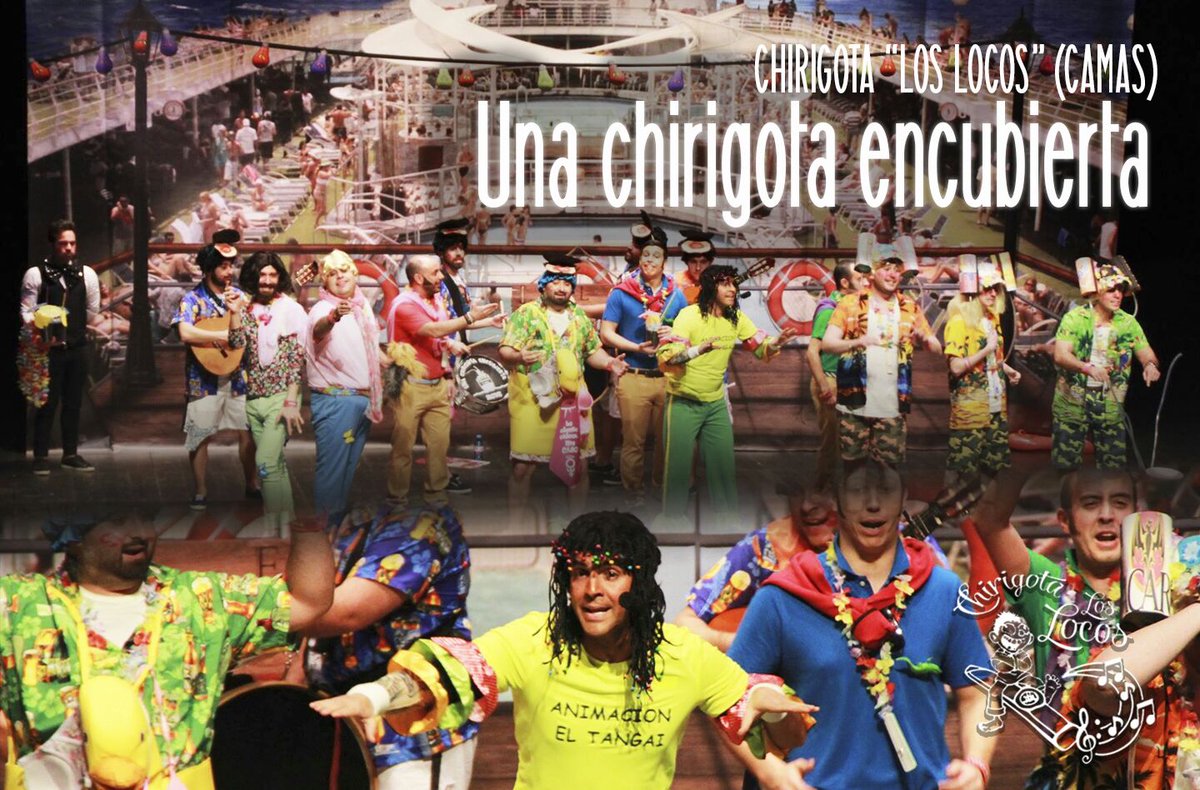 <a href="/chirigotalocos/">Chirigota LOS LOCOS</a> hoy viernes a las 19h en el Festival de las Naciones junto al prado de San Sebastián. #OtroRollo