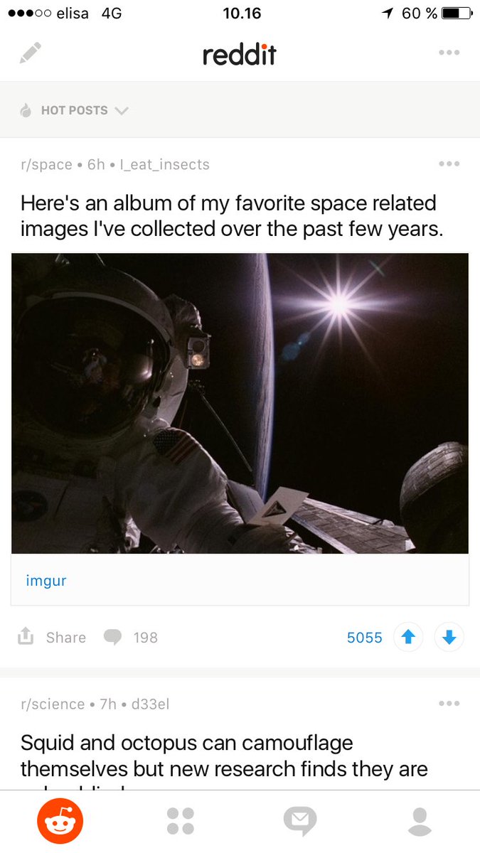 claudiomkd's tweet photo. Try the official @reddit #app for #iOS, it won't disappoint you. BUT I'm not deleting #AlienBlue yet ✌️️/cc @gellevi https://t.co/5RfQNRHvRG