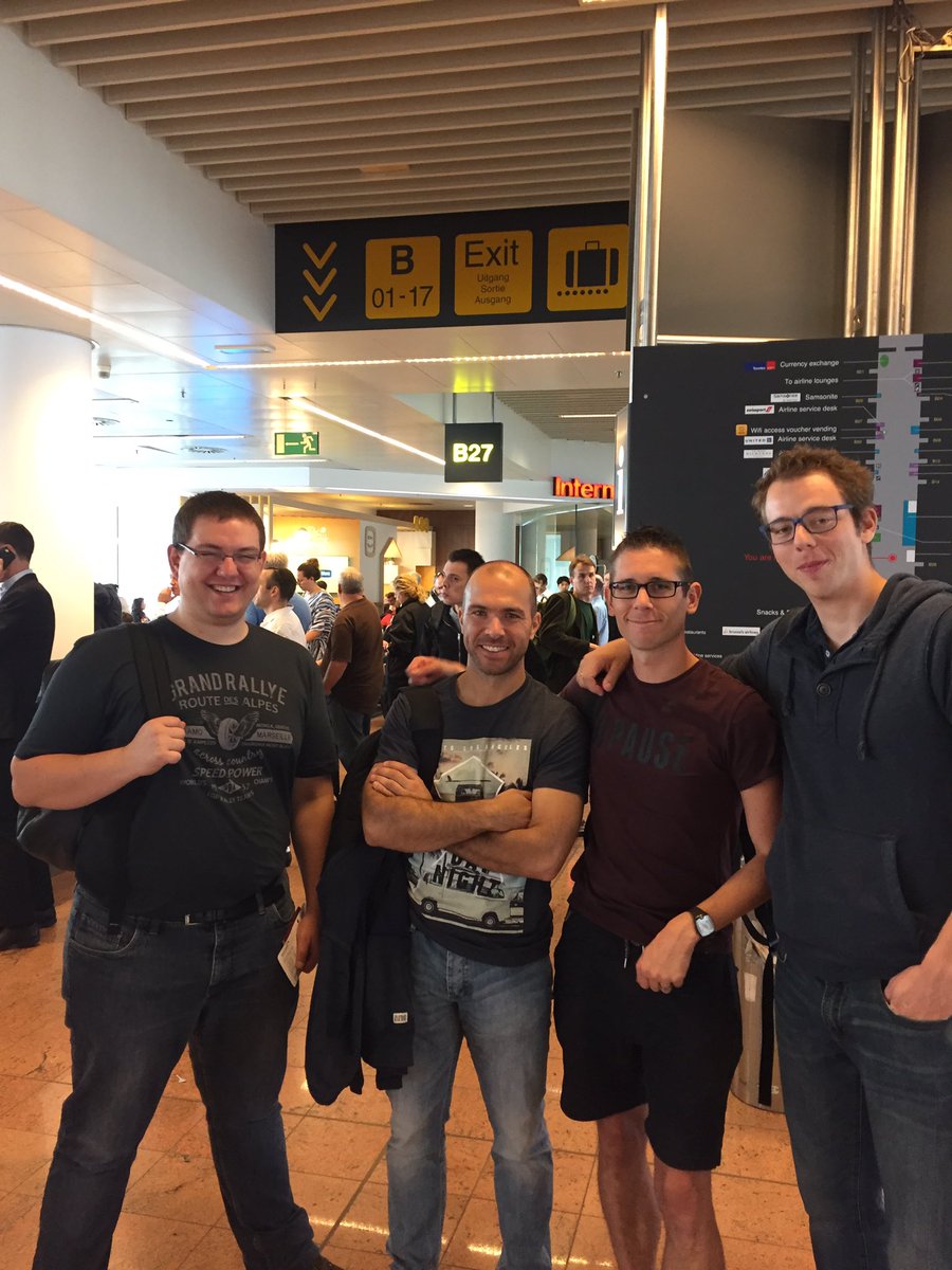 Team @aca_it ready to board for #JavaOne. Looking forward to meet you there!