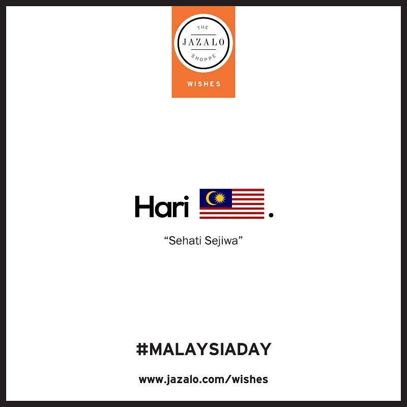 jazaloshoppe's tweet photo. #JAZALOWISHES

Selamat Hari Malaysia!

#sehatisejiwa

#MALAYSIADAY

… https://t.co/cMwxuT5YGl https://t.co/OlPZJMl7U0