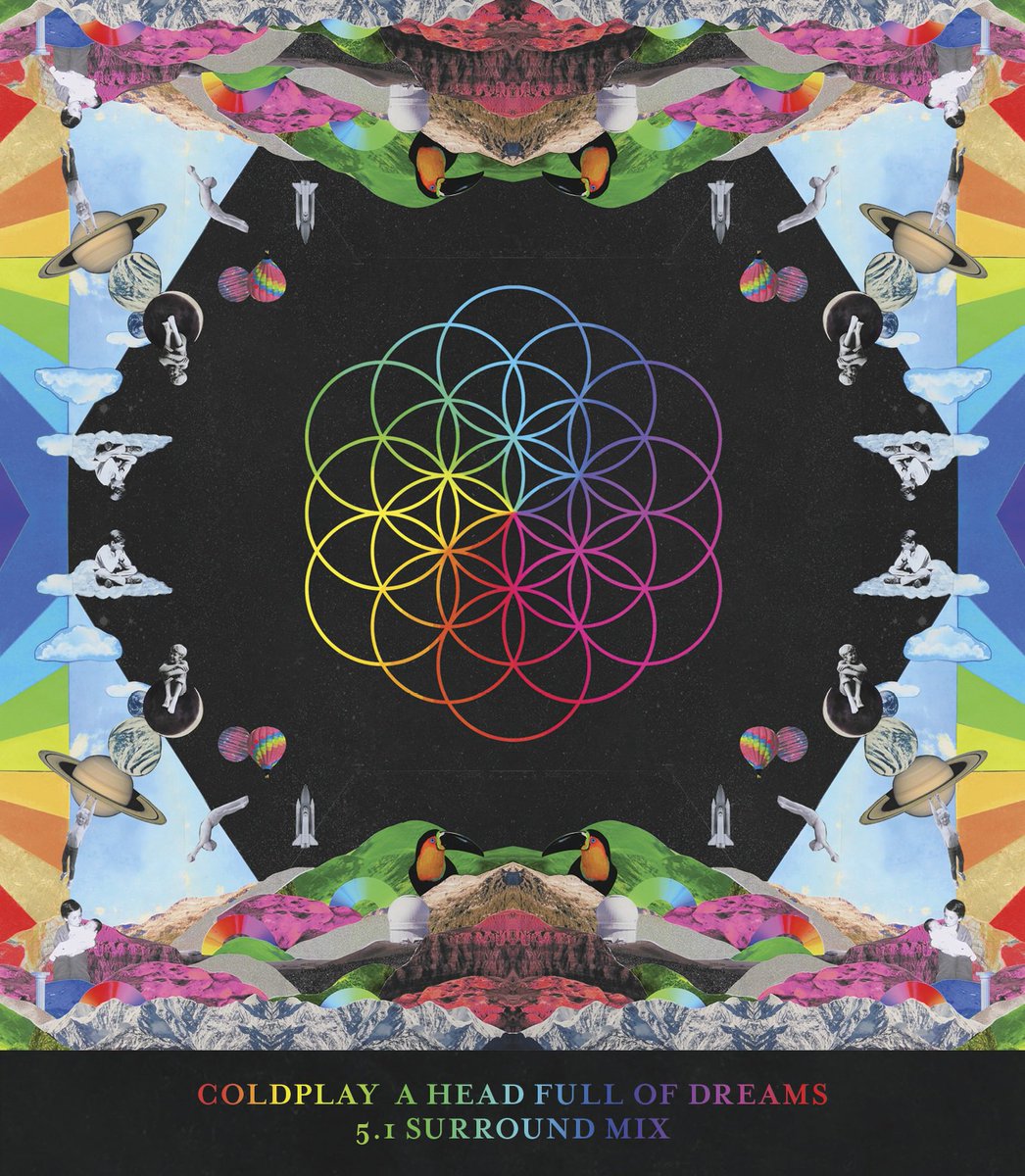 coldplay's tweet photo. A special 5.1 Surround Sound version of A Head Full Of Dreams is out Sept 23! Info/order https://t.co/Nrg3OzgPRo A https://t.co/GwRiKpn5fd