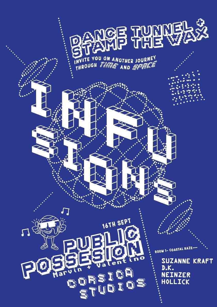 Tonight!! We'reat <a href="/Corsica_Studios/">Corsica Studios</a> for Infusions with our buddies <a href="/stampthewax/">Stamp The Wax</a> - Public Possession on the 1s &amp; 2s