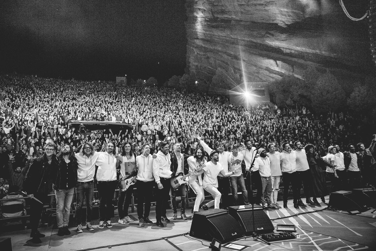 Red Rocks Thank you to the 10K people who sang along with us tonight