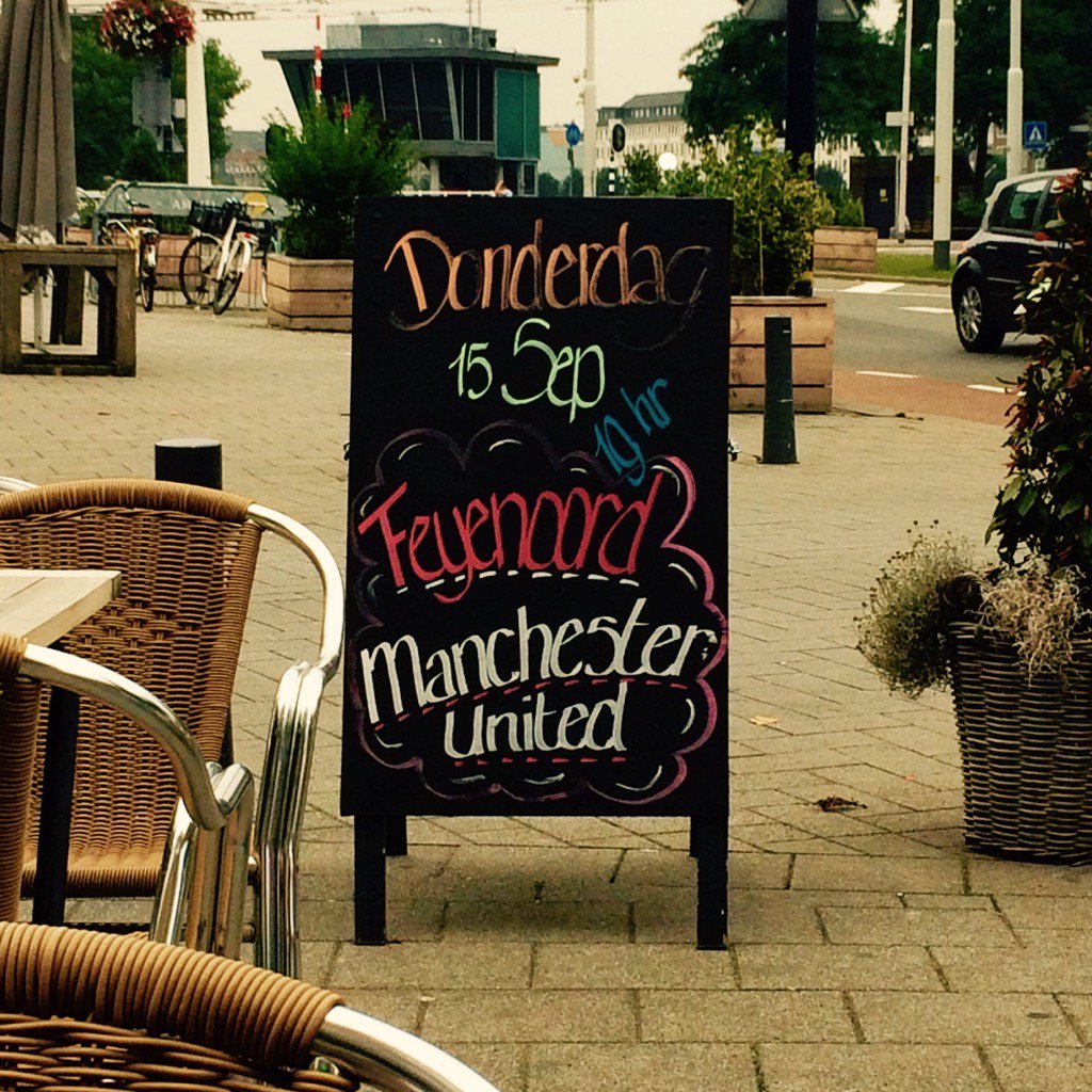 De ochtend na de avond ervoor wie we wisten dat die zou komen.