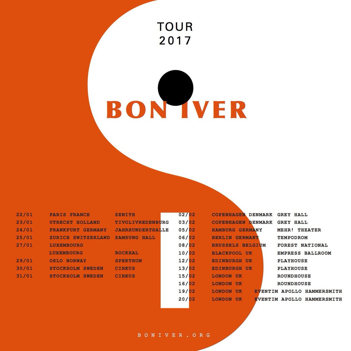 boniver's tweet photo. Tickets are now on sale for all EU/UK shows! https://t.co/wcmezslKuG https://t.co/AFqpmCB7eB