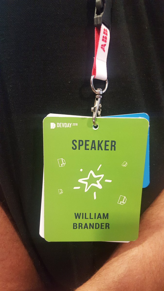 dvdstelt's tweet image. Excited for @williambZA his talk at #abbdevday in an hour in room 3.