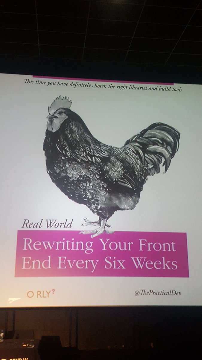 dvdstelt's tweet image. Really funny slide by Jose Dominguez at #abbdevday