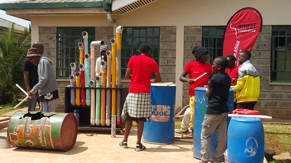 Amref_Kenya's tweet photo. Children from our Dagoretti Child in Need Centre are happy to #launch 'Out of the Street'project @amrefit @meshackn https://t.co/TjBAfkIikt