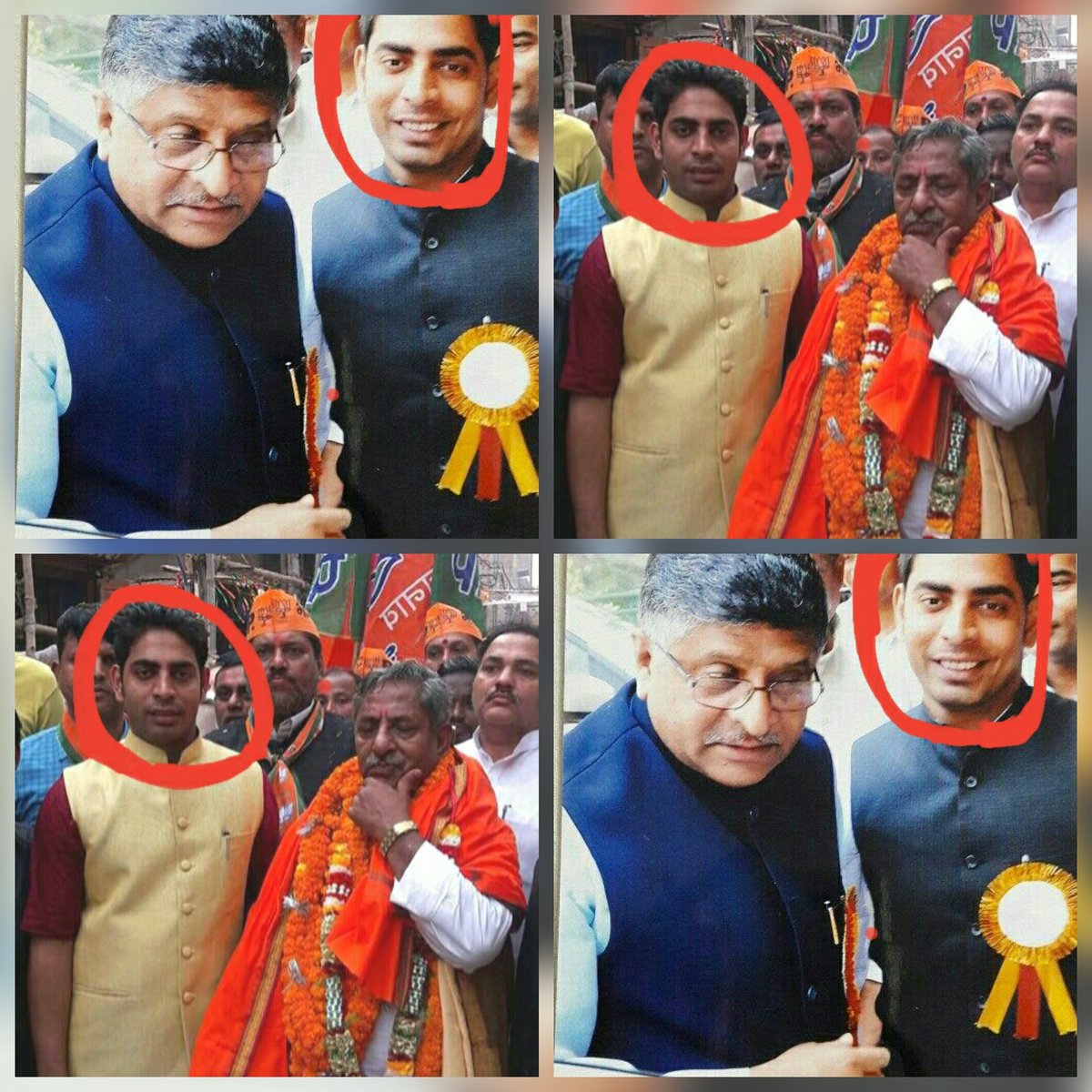 पत्रकार पुत्र को गोलियों से छलनी करने वाला 
फरार आरोपी इक़बाल कानूनमंत्री रविशंकर व पूर्व बीजेपी अध्यक्ष का करीबी है