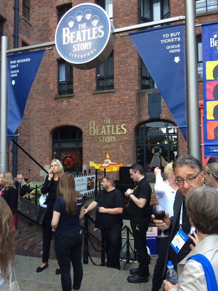 LesleyLelourec's tweet photo. Promoting our #CIREFE  French courses at the Summer schools  reception at Beatle's  Exhibition #EAIE2016 #Rennes2 https://t.co/vZhlZHVqEM