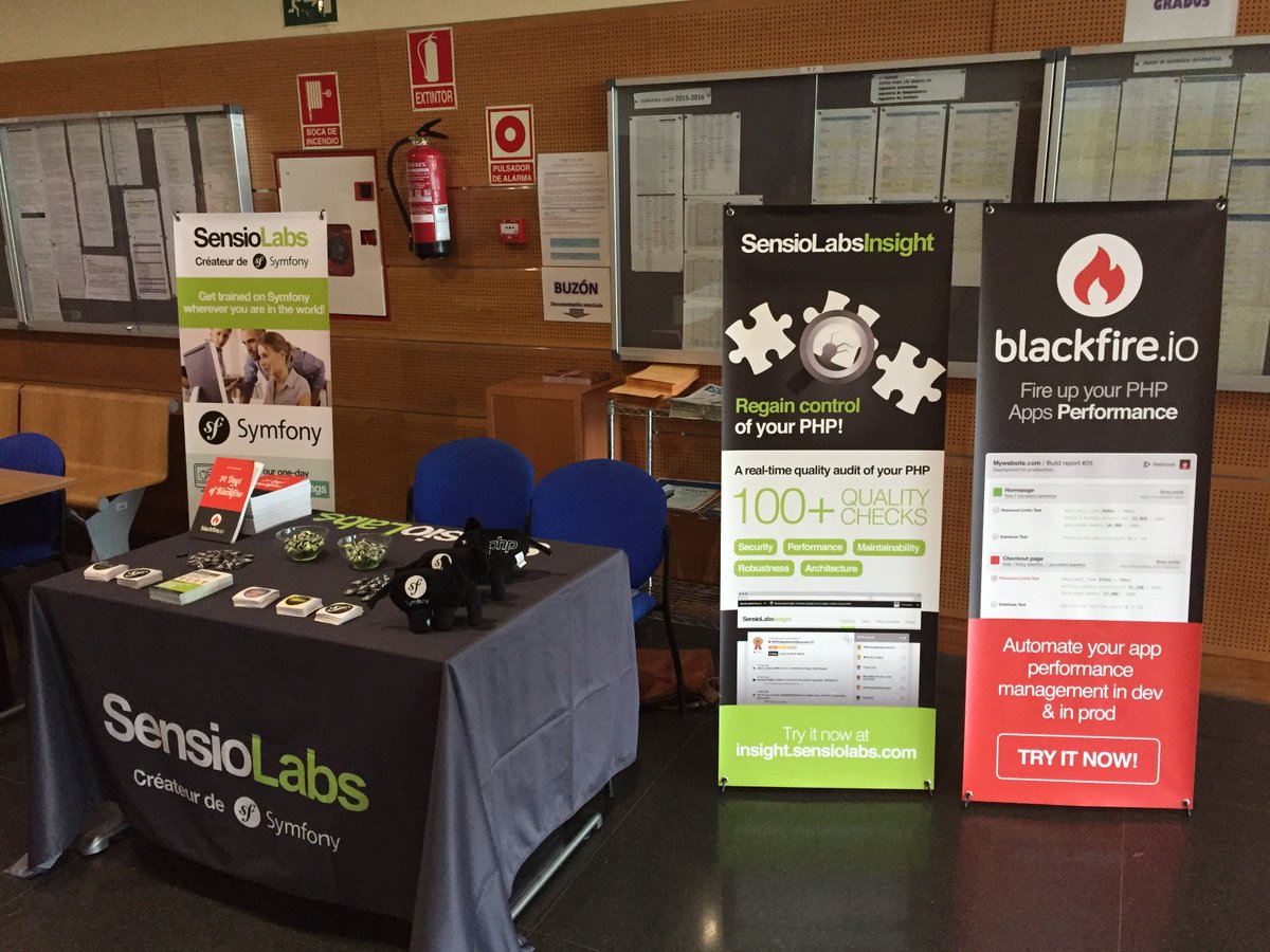 blackfireio's tweet image. #blackfireio is at #desymfony ! Come meet us and chat about #PHP and #symfony #performancemanagement