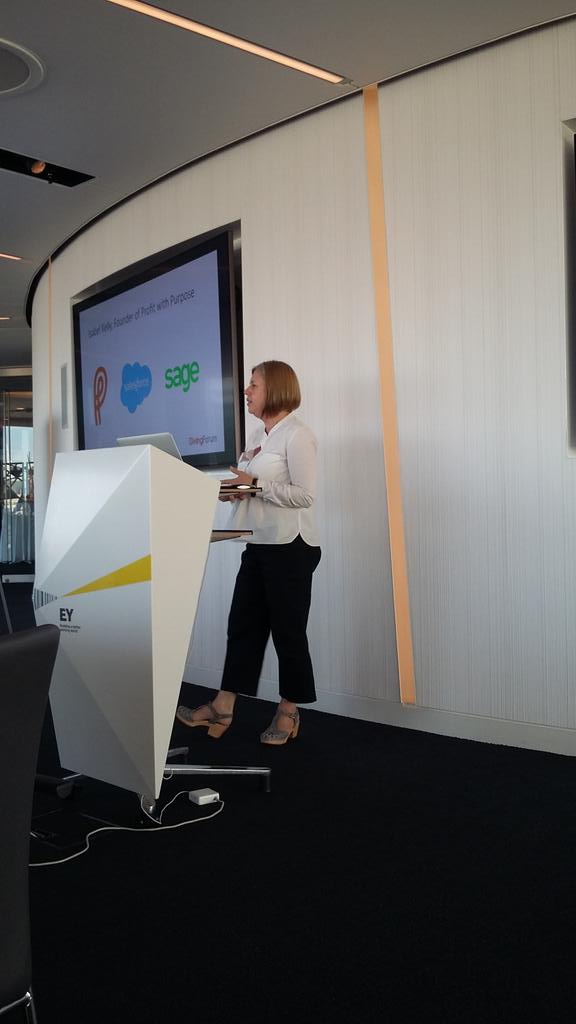 givingforce's tweet photo. Isabel Kelly, Founder of Profit with Purpose speaking at #givingforum earlier this week #leadership #csr #susty https://t.co/TbS545kCXa
