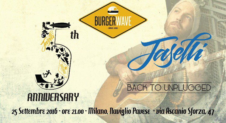 Burger_Wave's tweet photo. Burger Wave 5th Anniversary! @JACKJASELLI Back to Unplugged. #justdamngoodburgers #burgerwave5 #jaselli #Burgerwave https://t.co/bEZX67EFPl