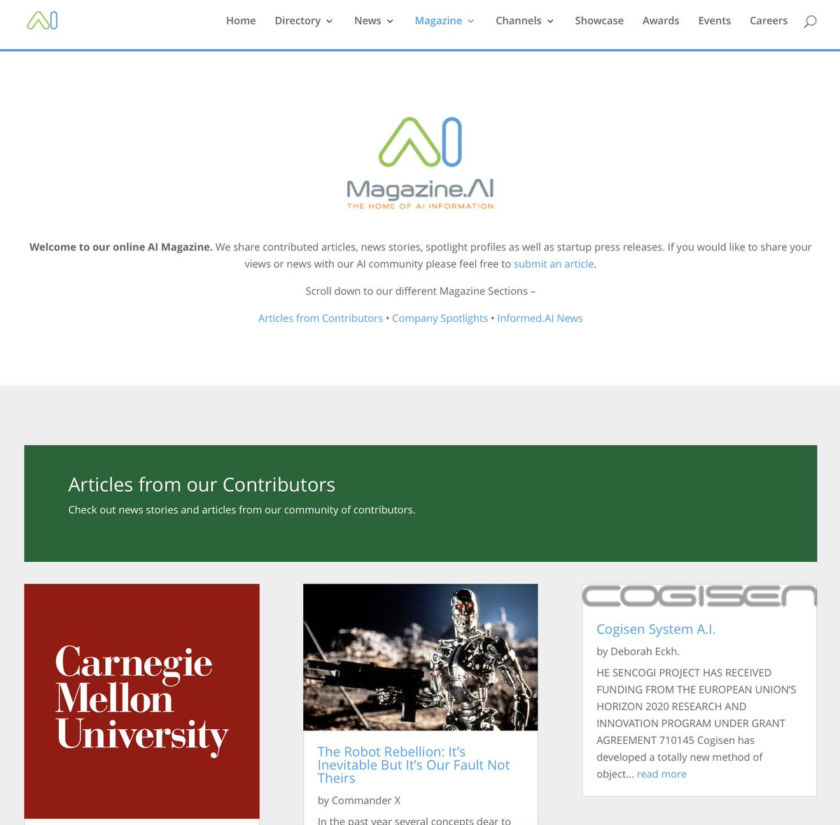 The AI Magazine tweet media