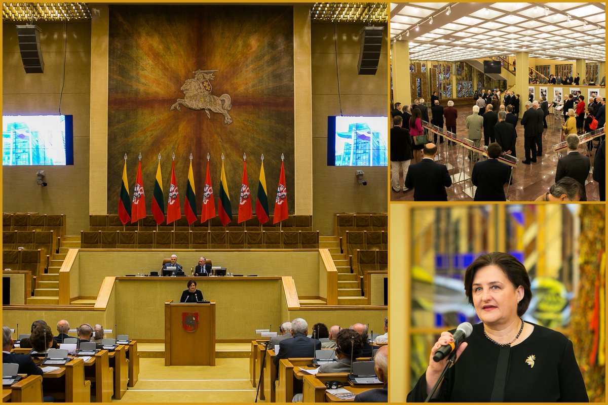 grauziniene's tweet photo. Today in @LRSeimas  - events of 25th Anniversary of the Resumption of International Relations of the Republic of #LT https://t.co/d6AniXrga7