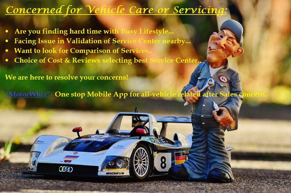 MotorWhiz's tweet photo. “MotorWhiz”- One stop Mobile App for all-vehicle related after Sales concern.   "We gonna be live soon....." https://t.co/N97Lxdny1j