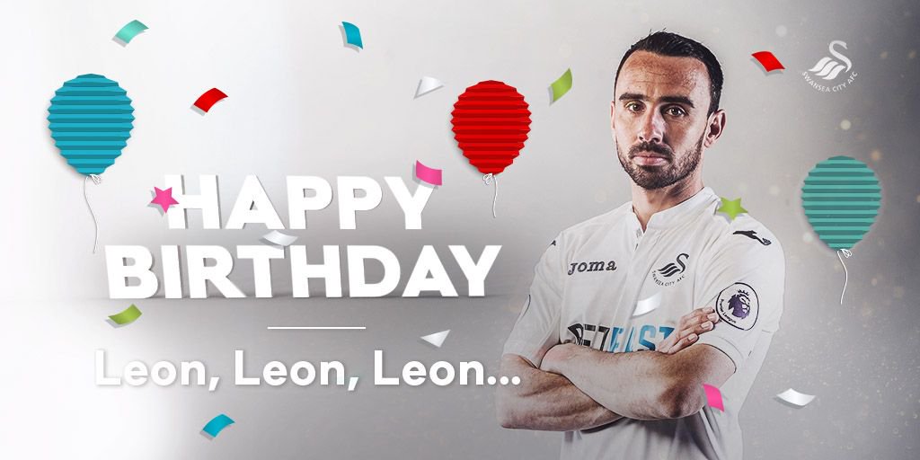 SwansOfficial's tweet photo. 🎁🎉

Wishing a very happy birthday to #Swans legend Leon Britton, who turns 34 today! #LeonLeonLeon https://t.co/OpTZfT6WpZ
