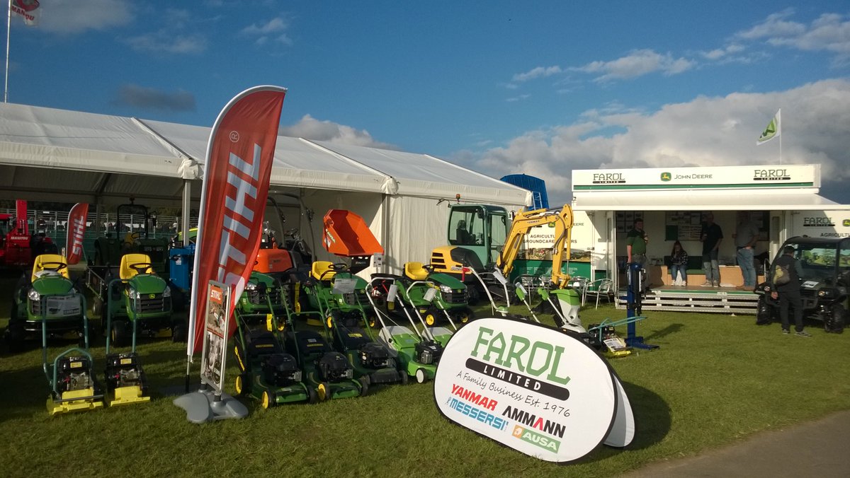 FarolLtd's tweet photo. First load of machinery arriving at the Newbury showground. Come and see us on stand V212! Also some pics from 2015. https://t.co/RT7RCetMni