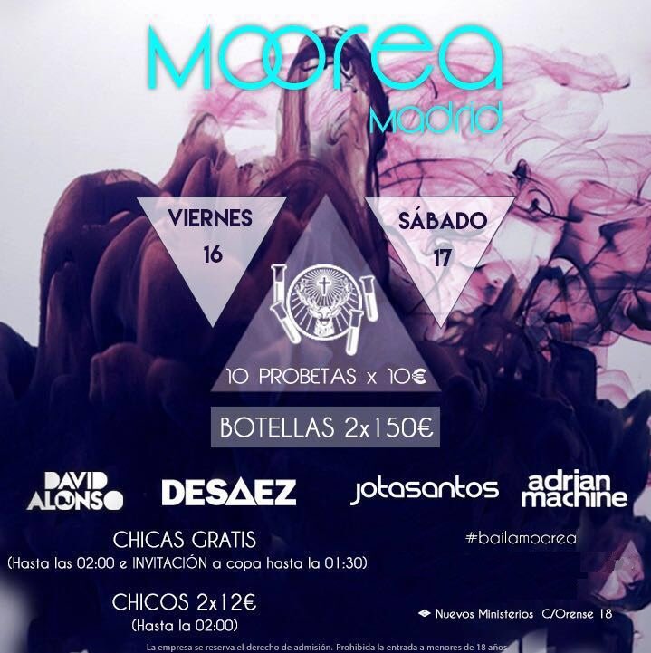 Mooreamadrid's tweet photo. Tras el exitazo de la inauguración ¡¡volvemos con más!!

Para mas información, puedes contactarnos en el 695 520 250 https://t.co/CSGNqk4gar
